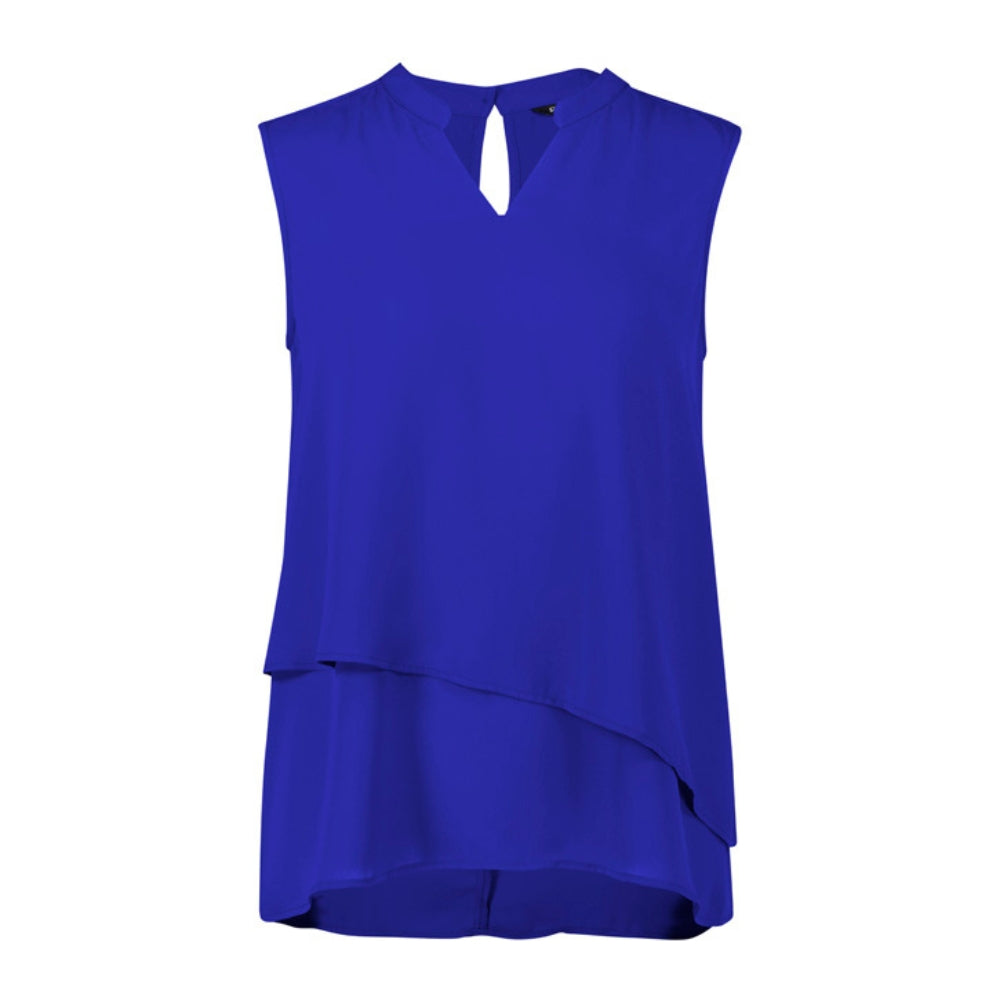 BZ Womens Seville Sleeveless Layered Blouse RB260LN