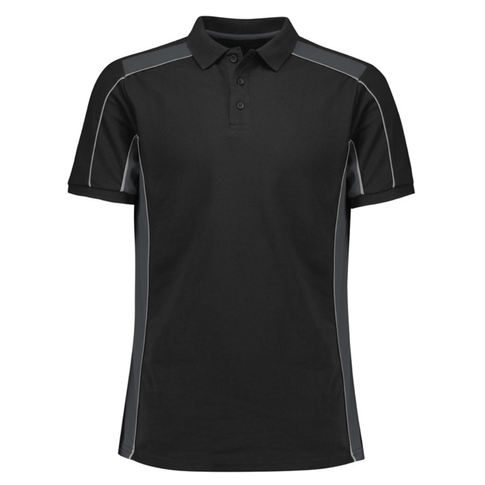 BZ Unisex Grid Short Sleeve Polo P413US