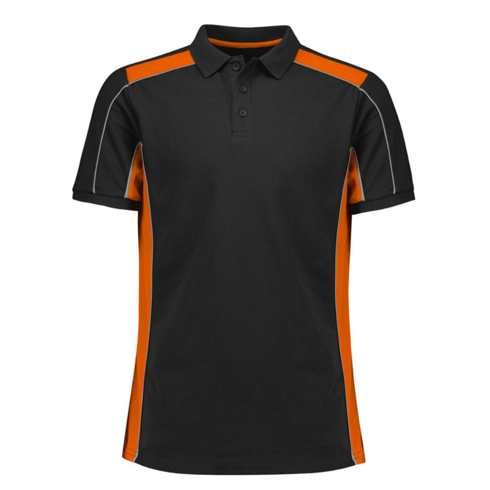 BZ Unisex Grid Short Sleeve Polo P413US