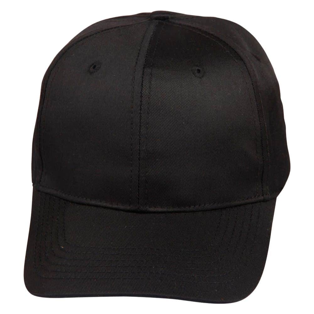 CH13_Polycotton-Twill-Cap-Black
