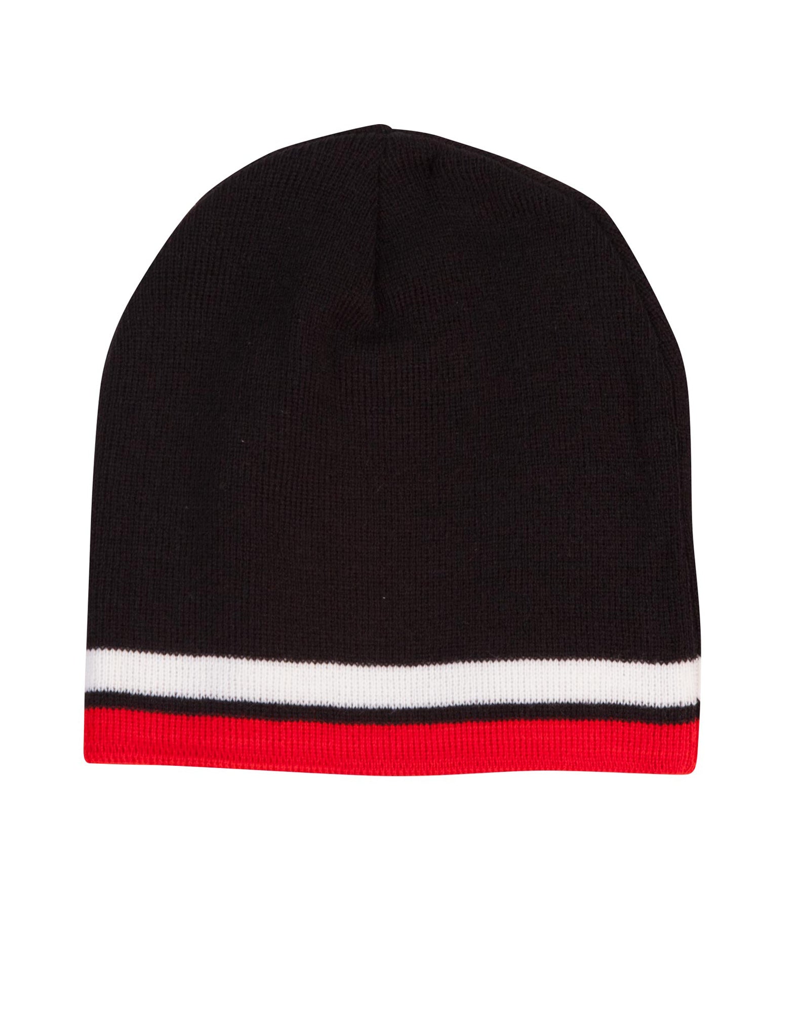 WS Contrast Stripe Beanie - CH63