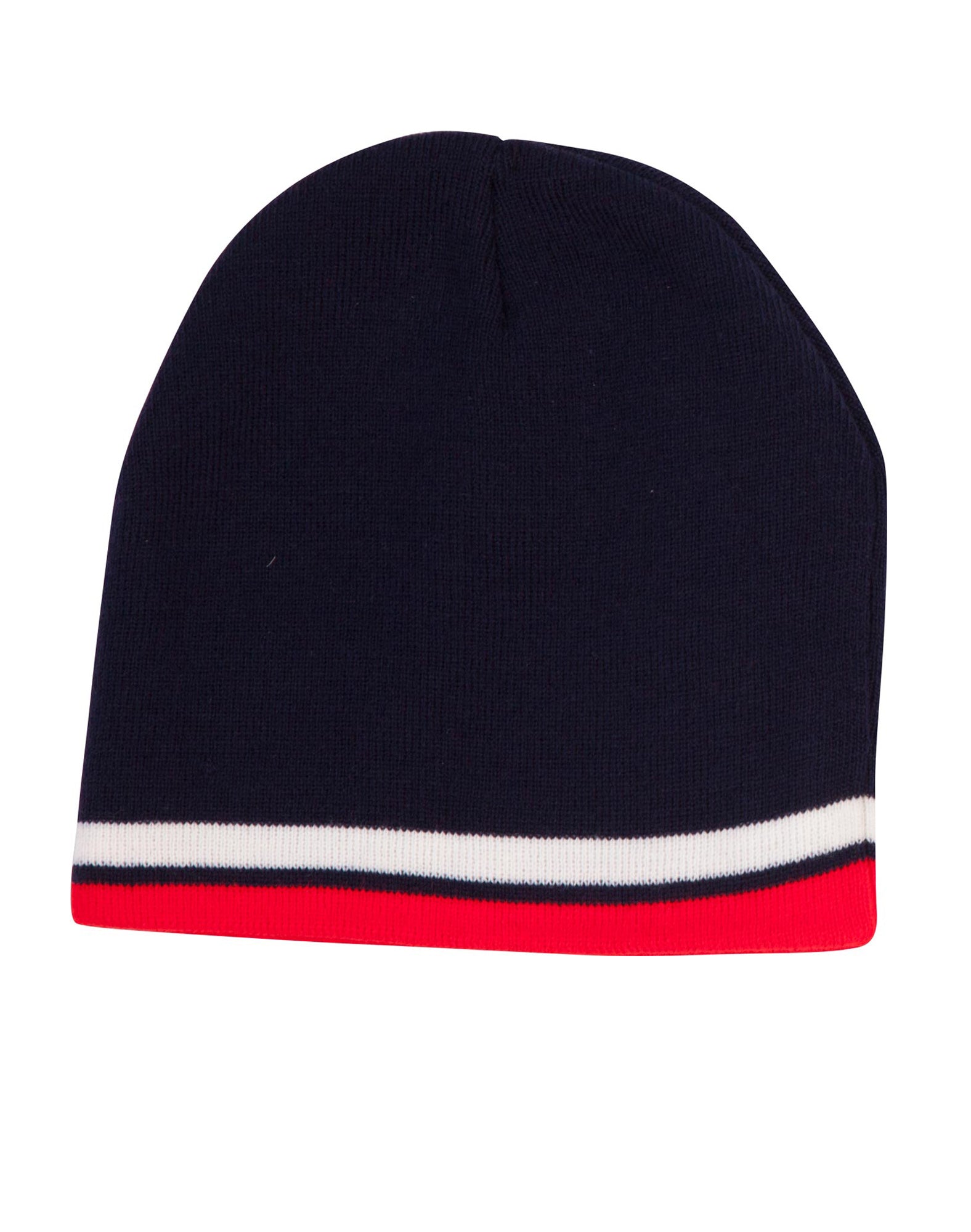 WS Contrast Stripe Beanie - CH63