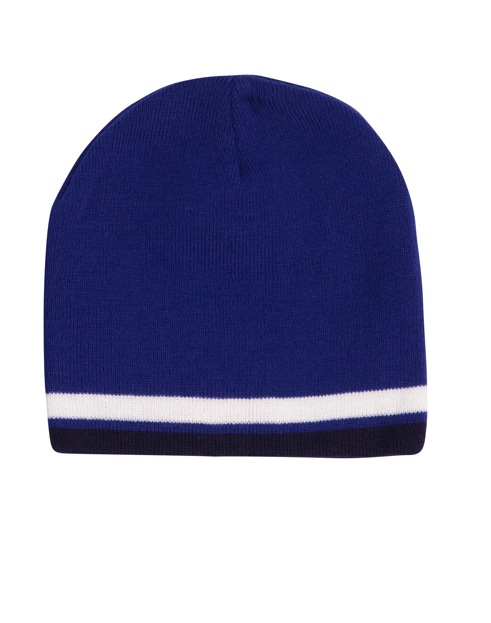 WS Contrast Stripe Beanie - CH63