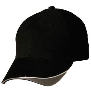 CH68_TRIPLE-SANDWICH-PEAK-CAP-Black-White.Grey_