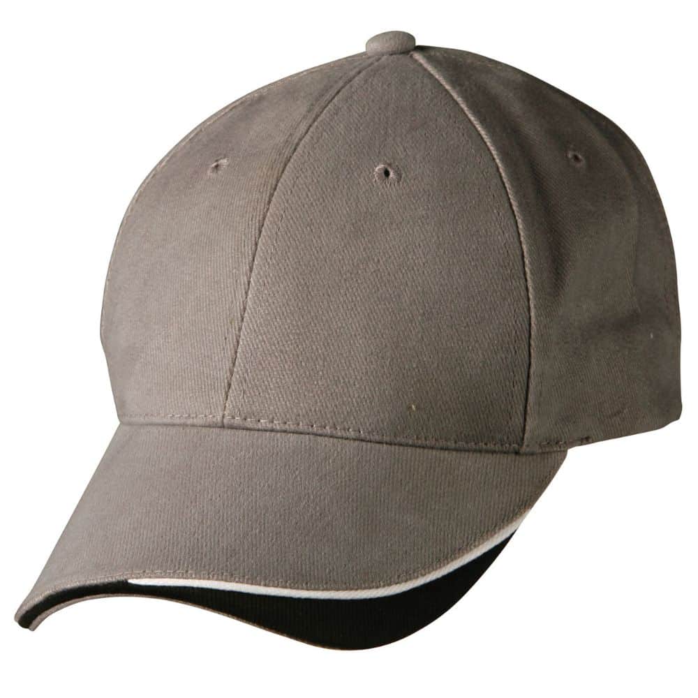 CH68_TRIPLE-SANDWICH-PEAK-CAP-Grey-White.Black_