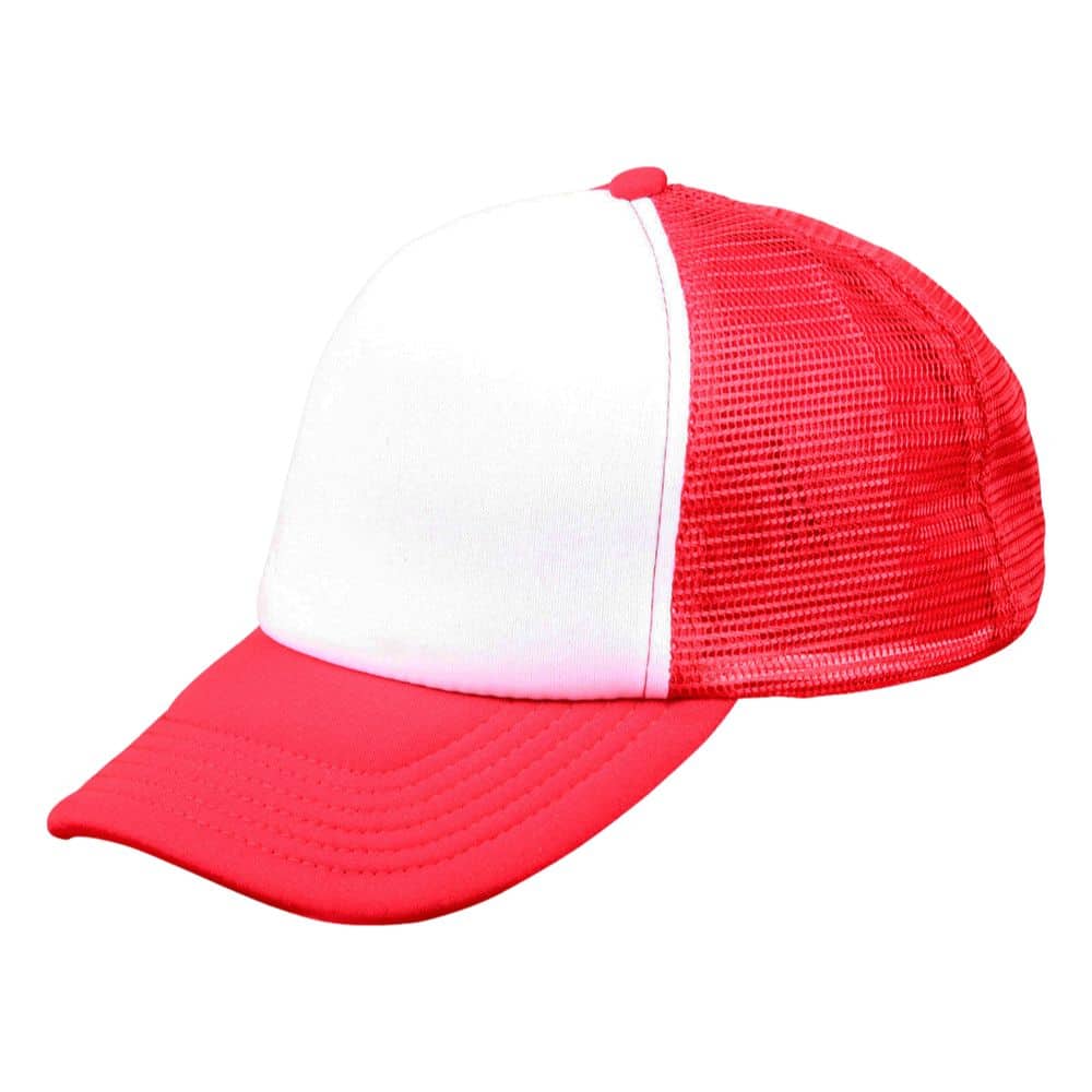 CH69_CONTRAST-TRUCKER-CAP-White-Red-side