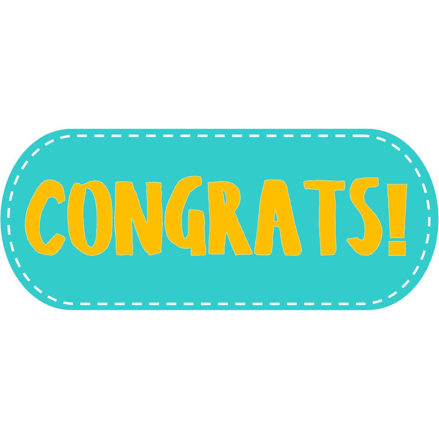 Congrats