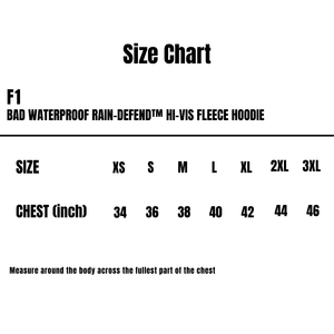F1_Bad_Waterproof-Rain-Defend-Hi-Vis-Fleece-Hoodie_Size-Chart