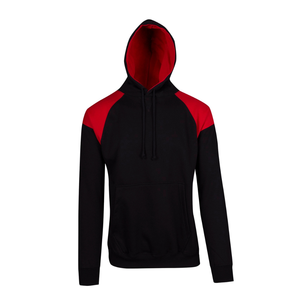 RM Mens Shoulder Contrast Panel Hoodie - F303HP