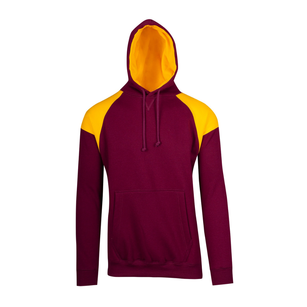 RM Mens Shoulder Contrast Panel Hoodie - F303HP