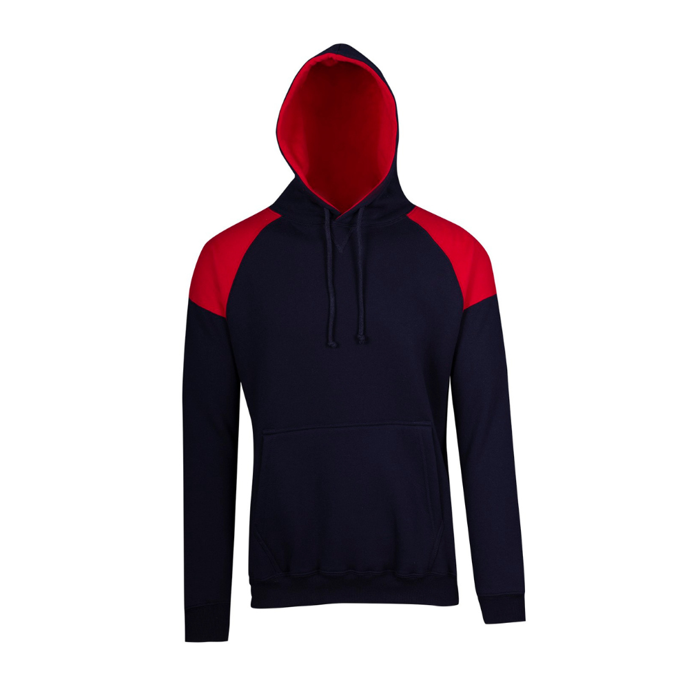 RM Mens Shoulder Contrast Panel Hoodie - F303HP