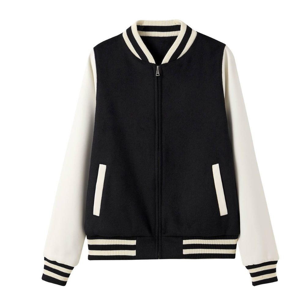 RM 500gsm Men's/Unisex Wool Blend Soft Shell Varsity Jacket - F372WS