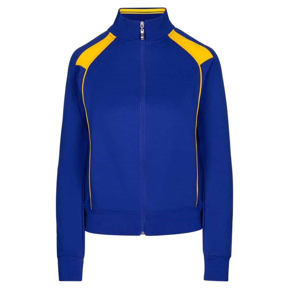 F400UN_LadiesJuniors-Unbrushed-Contrast-Jacket-Royal-Gold