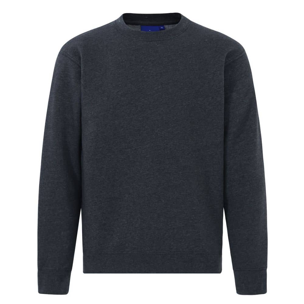 FL01 EAGLE TOP Fleece Sweat- Unisex-Marl Charcoal