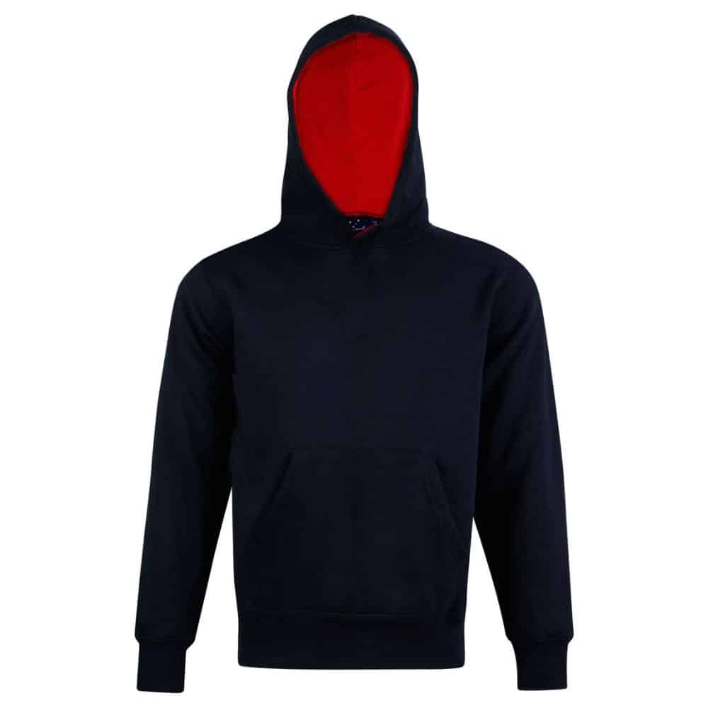 FL09K_PASSION-Fleece-Hoodie-Kids-Navy-Red