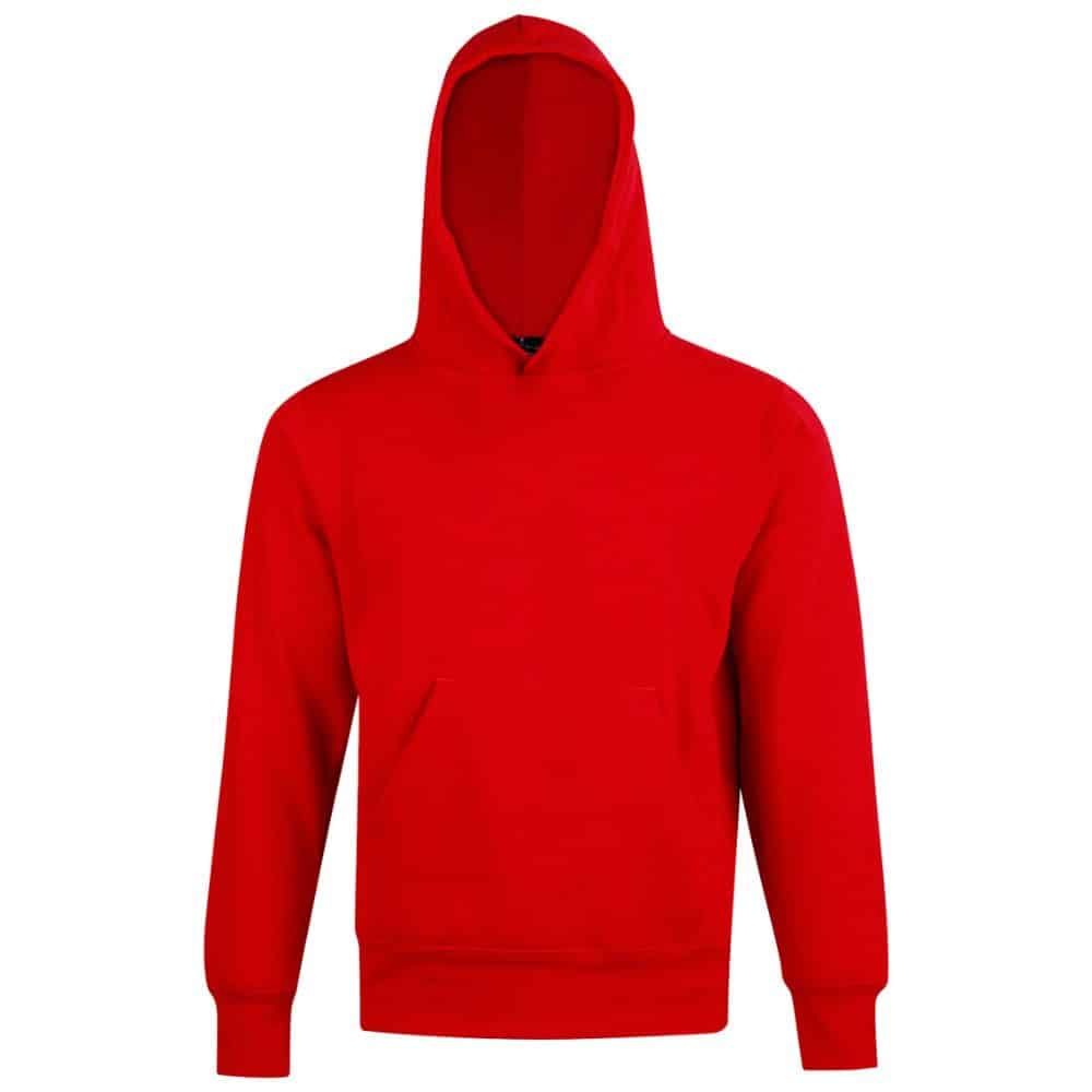 FL09K_PASSION-Fleece-Hoodie-Kids-Red-Red