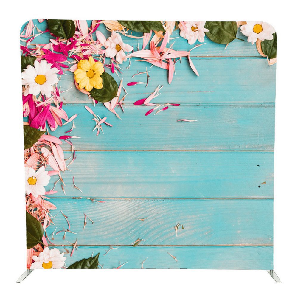 Flower-on-Wooden-Board