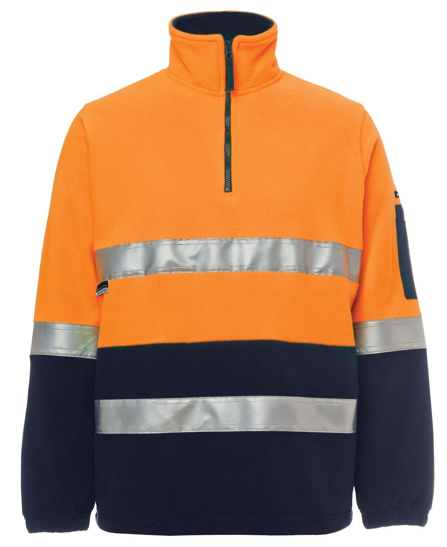 JB 6DNPF Hi Vis (D+N) 1/2 Zip Polar
