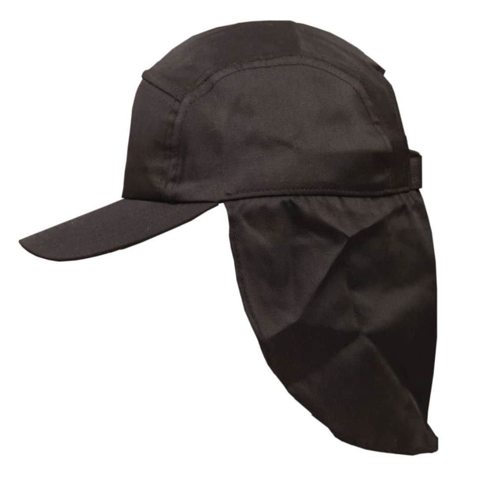 H1025_Kids-Poly-Cotton-Legionnaire-Black-side