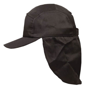 H1025_Kids-Poly-Cotton-Legionnaire-Black-side