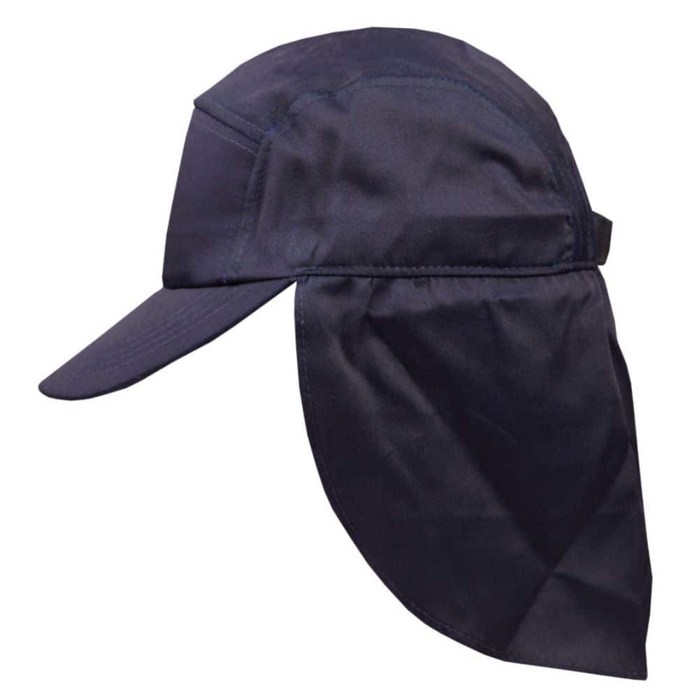 H1025_Kids-Poly-Cotton-Legionnaire-Navy-side