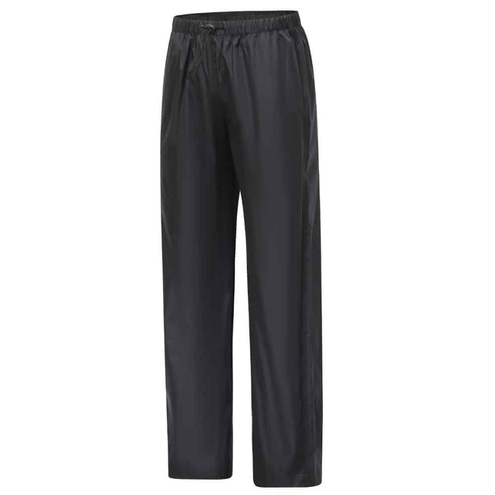 HP02_LIGHT WEIGHT NYLON WATERPROOF RAIN PANTS-black