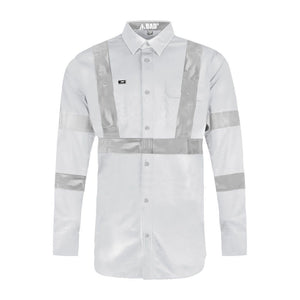 HVLSSW_Stretch-LS-White-Night-Work-Shirt-With-Reflective-Tape