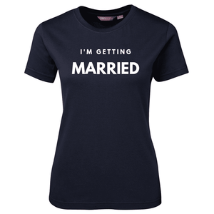Im-Getting-Married_Navy_Ladies-Tees