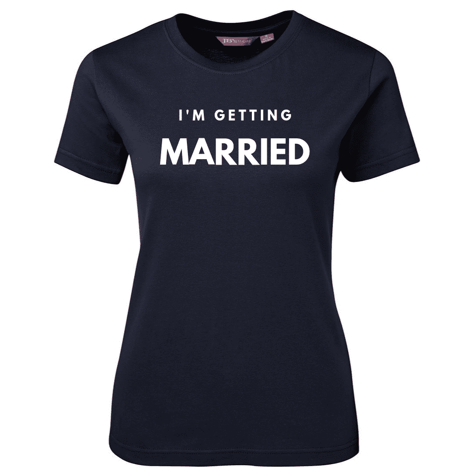 Im-Getting-Married_Navy_Ladies-Tees