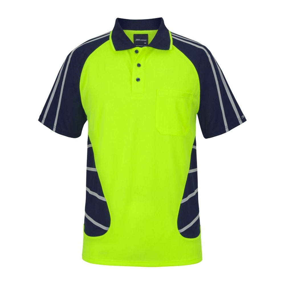 JB Street Spider Polo w/ Reflective Stripe 6HSSR
