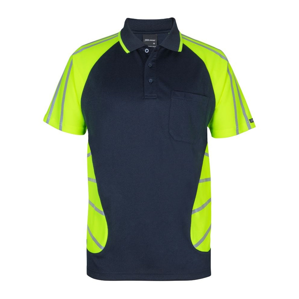 JB Street Spider Polo w/ Reflective Stripe 6HSSR