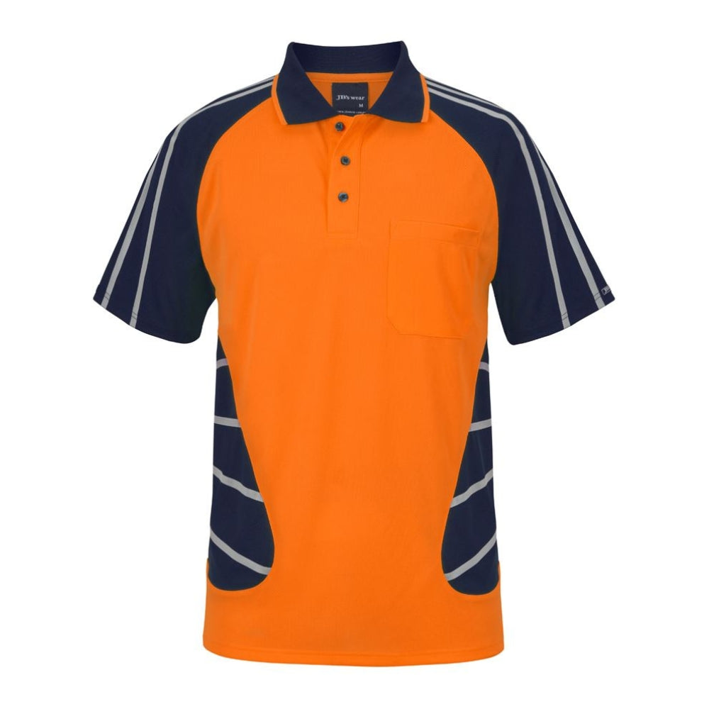 JB Street Spider Polo w/ Reflective Stripe 6HSSR