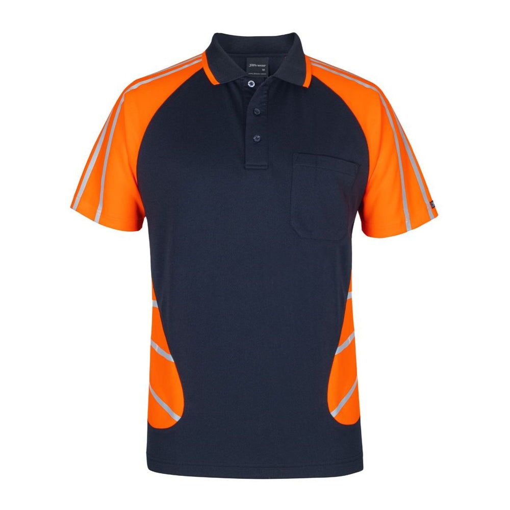 JB Street Spider Polo w/ Reflective Stripe 6HSSR