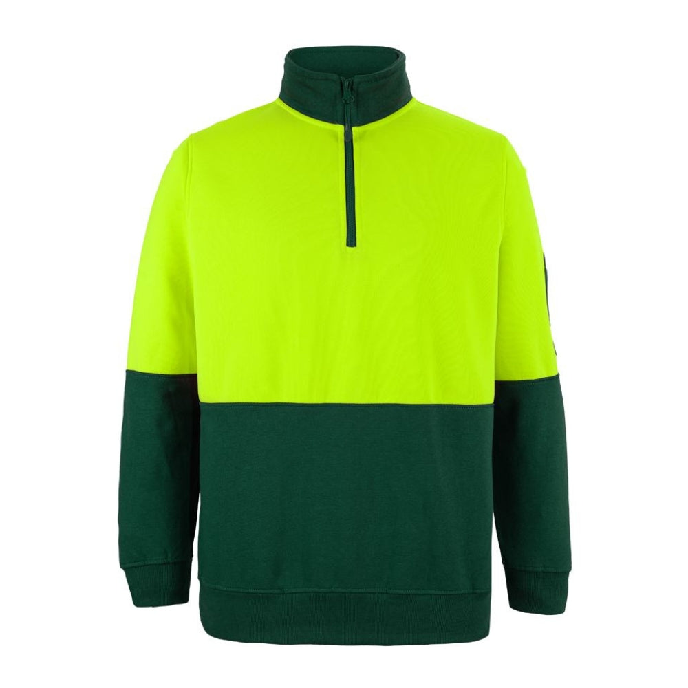JB Hi Vis 1/2 Zip Fleecy Sweat 6HVFH
