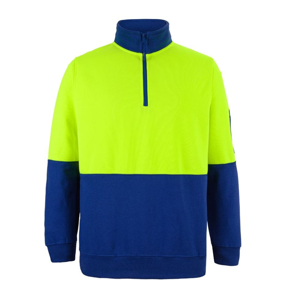 JB Hi Vis 1/2 Zip Fleecy Sweat 6HVFH