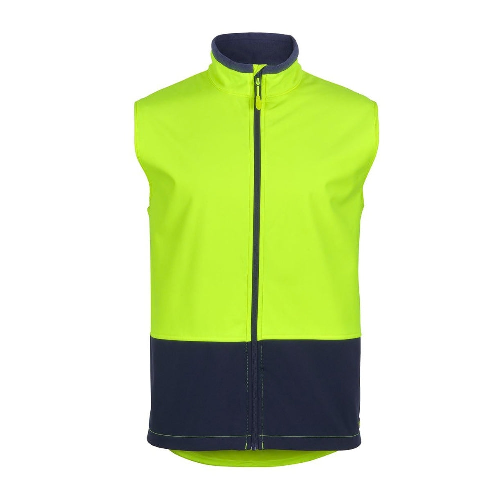 JB Hi Vis Three Layer Softshell Vest 6HWV