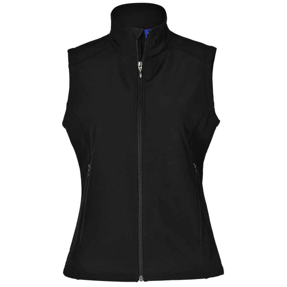 JK26_Ladies-Softshell-Hi-Tech-Vest-Black