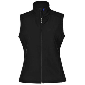 JK26_Ladies-Softshell-Hi-Tech-Vest-Black