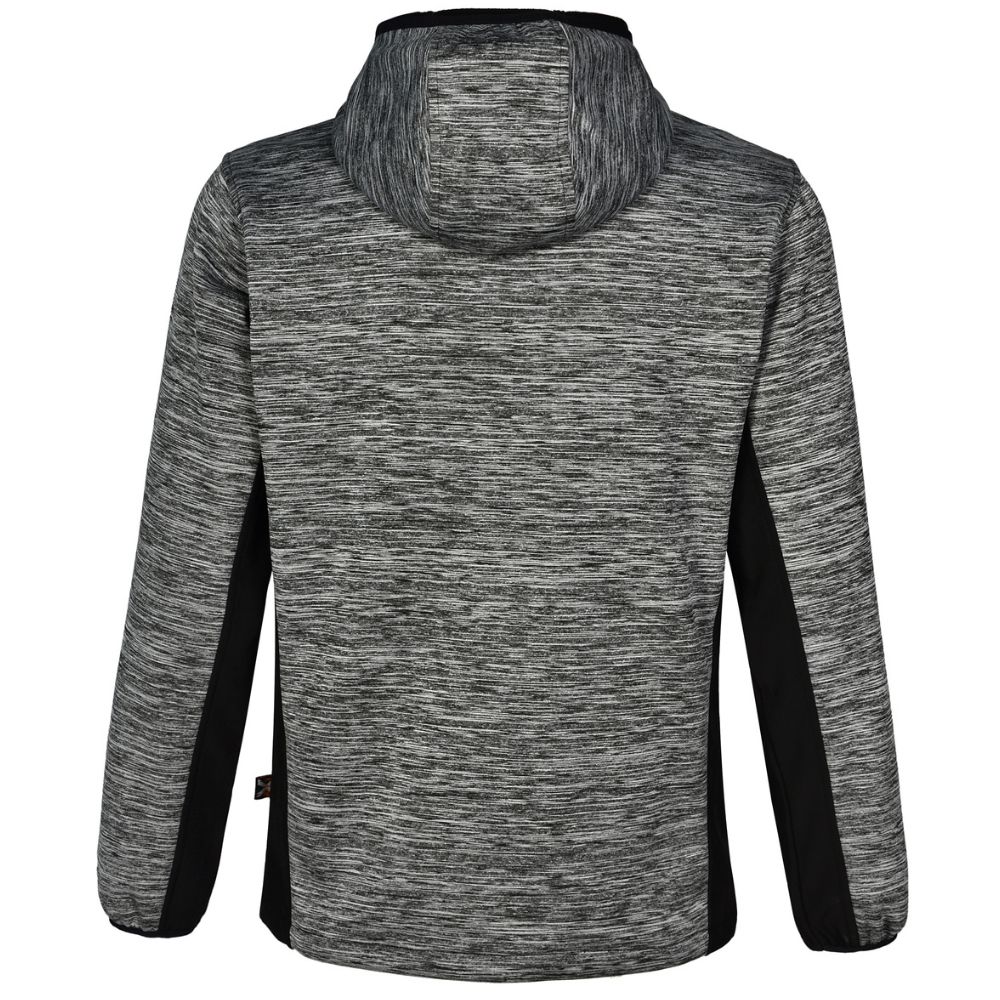 JK49_LAMINATED-FUNCTIONAL-KNIT-HOODIE-Marl-Grey-Black-back