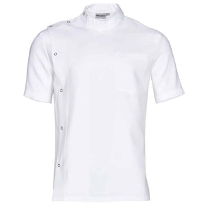 M7636_Mens-Stud-Front-Short-Sleeve-Jacket-White