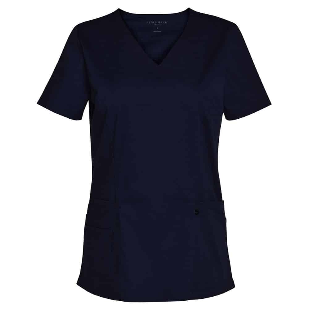 M7640-LADIES-SCRUB-TOP_Navy