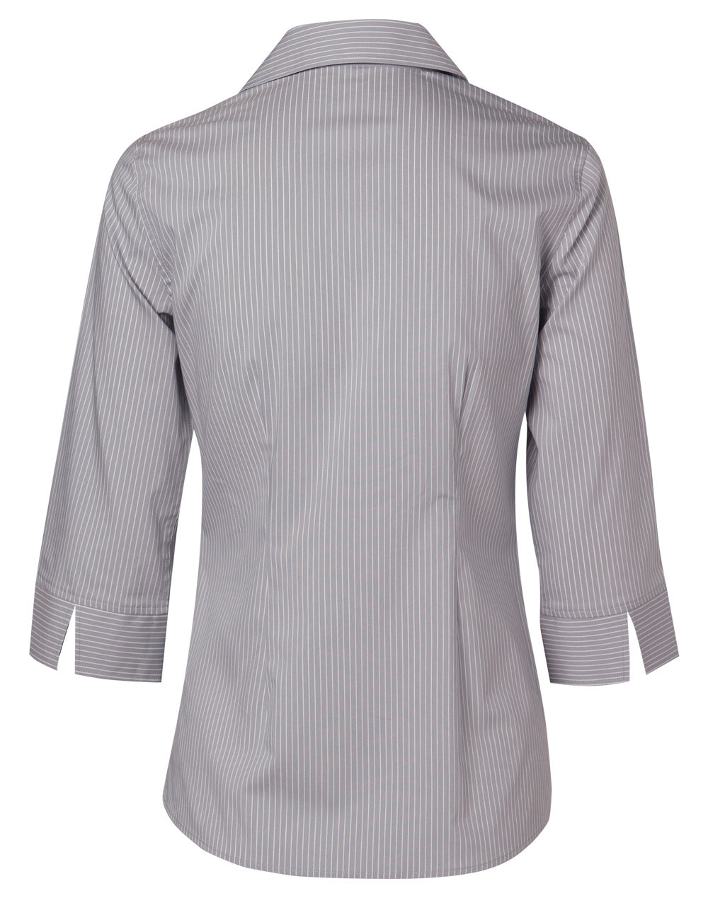 WS Women's Ticking Stripe 3/4 Sleeve Shirt - M8200Q