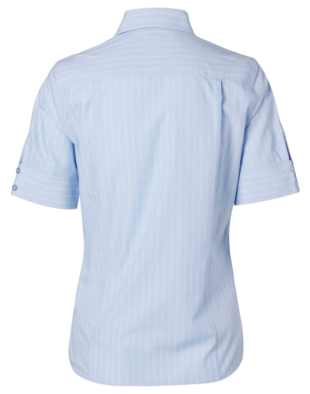 WS Women's Pin Stripe Short Sleeve Shirt - M8224