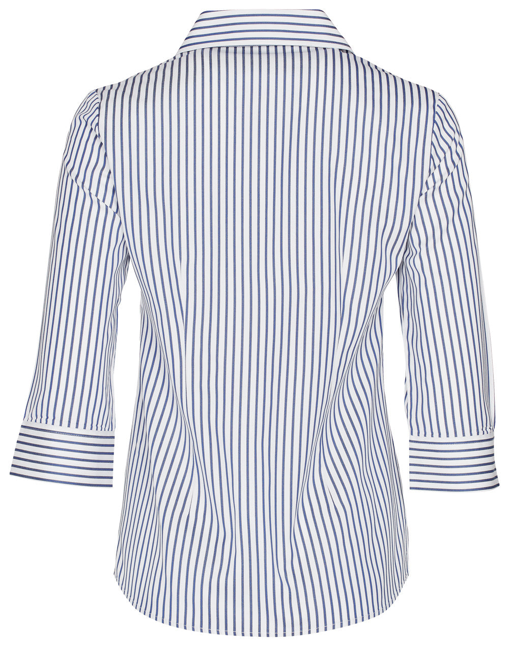 WS Women's Executive Sateen Stripe 3/4 Sleeve Shirt - M8310Q