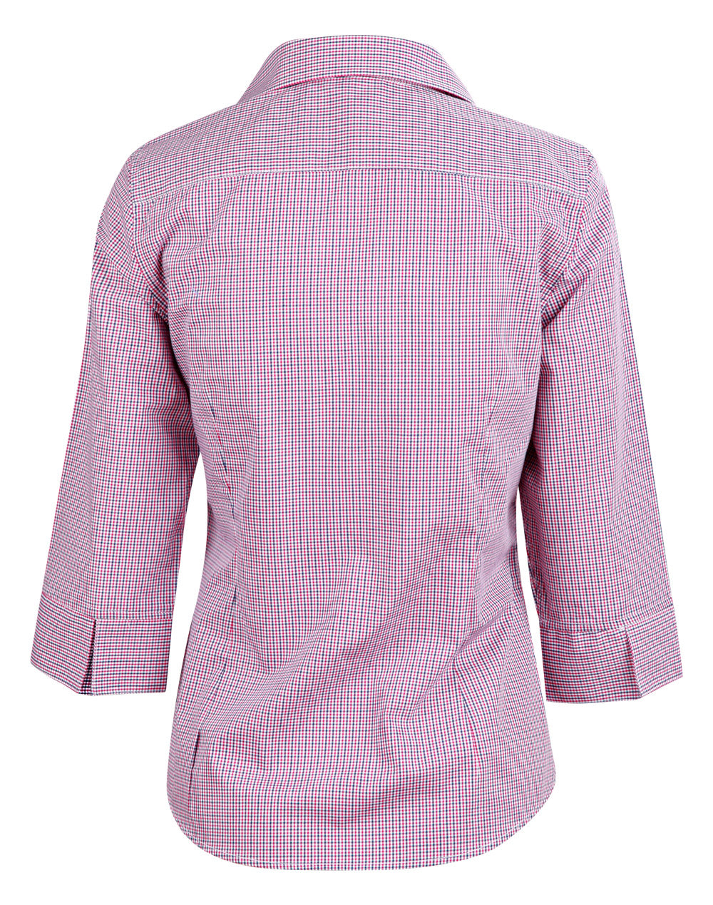 WS Ladies two tone Mini Gingham 3/4 - M8340Q