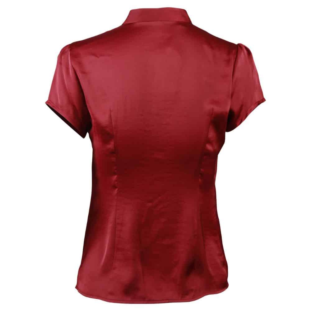 M8810_Women's Tie Neck Blouse-back