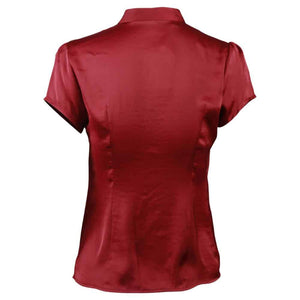 M8810_Women's Tie Neck Blouse-back