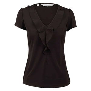M8820_Women's Ruffle Front Blouse