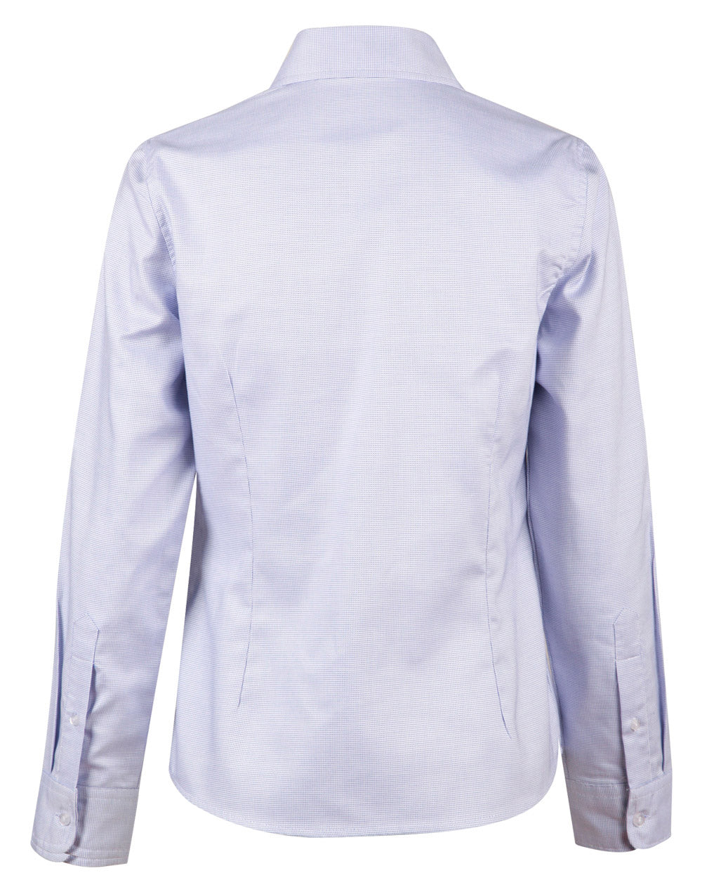 WS Ladies Dot Contrast Long Sleeve Shirt - M8922