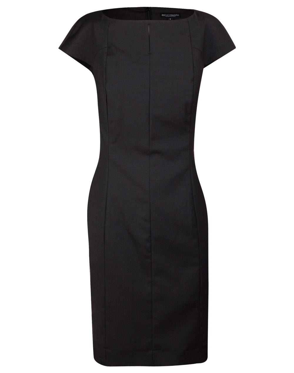 WS Ladies’ Wool Blend Stretch Cap Sleeve Dress - M9281